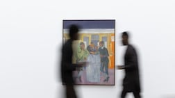 The paintings prompt visitors to think about the different ways in which the human body contains 'history, inheritance and imagination'. Photo: Efie Gallery