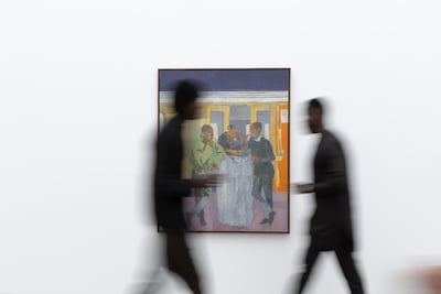 The paintings prompt visitors to think about the different ways in which the human body contains history, inheritance and imagination. Photo: Efie Gallery