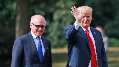 Woody Johnson called for a united international front against Iran: AP
