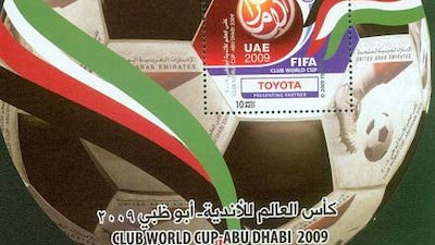 The commemorative Fifa Club World Cup stamp from Emirates Post will be sold in denominations of Dh1 and Dh5.