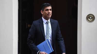 Britain's Chancellor of the Exchequer Rishi Sunak is losing ground in the popularity stakes. EPA