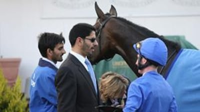 Godolphin's Saeed bin Suroor, centre, has saddled five winners of this race.