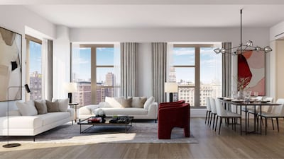 The living area is bright and airy.