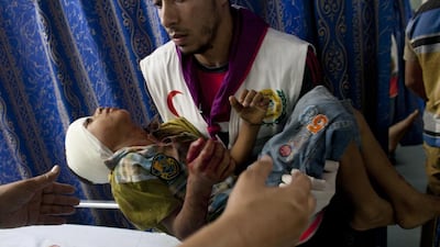 The current conflict has so far killed at least 135 Palestinians, many of them civilians, and injured hundreds more. Heidi Levine for The National