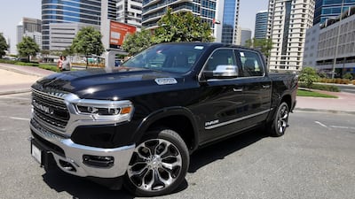 The Ram 1500 Limited Crew Cab is powered by a 5.7-litre V8, backed by an eight-speed automatic transmission