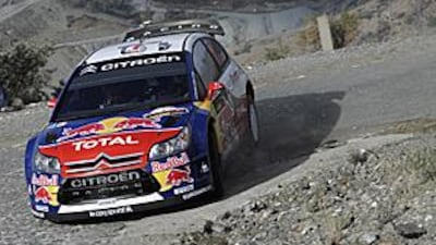 Sebastien Loeb has won all three rallies this season in the World Rally Championship.