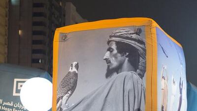 Citizens participate on the opening day of the Qasr Al Hosn Festival. Philip Cheung / EAA