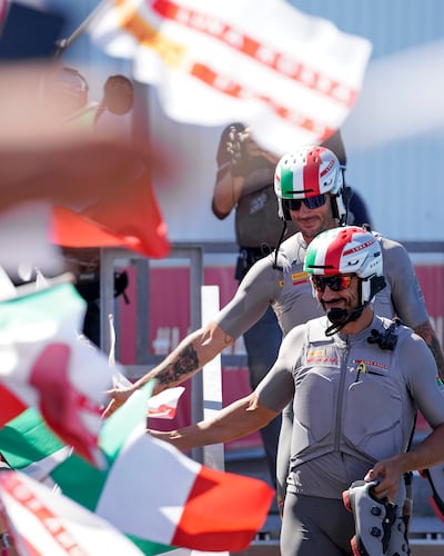 Luna Rossa team members. Photo: Prada