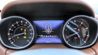 Keep an eye on your speedometers, as this engine is powerful. Courtesy Maserati