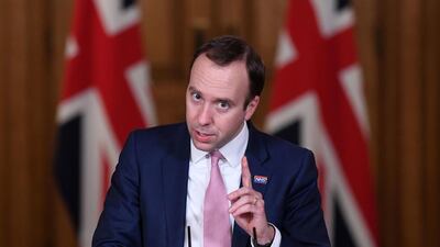 UK Health Secretary Matt Hancock warned that the bulk of Covid-19 vaccines wouldn't be rolled out until next year. Reuters