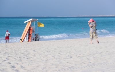 Saadiyat Beach was praised for its white sand, turquoise waters and conservation efforts. Khushnum Bhandari / The National