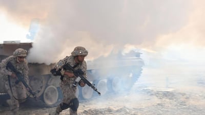 UAE and Malaysian Ground Forces take part in a joint military exercise. Wam