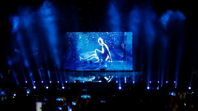 Dubai was the only Middle East stop for Canadian star Justin Bieber on his 2017 tour. Chris Whiteoak for The National