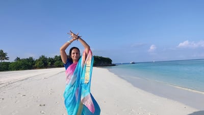 Dancing in a kata doriya sari