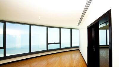 The facilities within Sky Tower and its neighbouring 65-storey Sun Tower are so comprehensive that you don’t need to leave the complex. It has three gyms, including a women-only facility, exercise rooms, squash courts, two outdoor tennis courts and a multi-sports court. There are also three swimming pools (including a children’s pool), a play area, sun loungers and a juice bar. Courtesy Crompton Partners