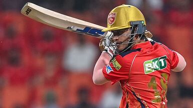 Opening batter Priyansh Arya was one of the star performers for Punjab Kings last season in the IPL. AFP