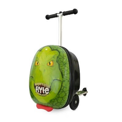 Children will enjoy this suitcase that doubles up as a scooter. Photo: Flyte