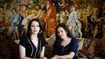 Rana Minzalje, a member of the Al Multaqa book club, has inspired her daughter Lama Wazzan to start one of her own.