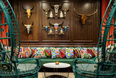 The decor at Toro Toro Abu Dhabi is perhaps even more colourful than its Dubai counterpart. Photo: Gerry O'Leary
