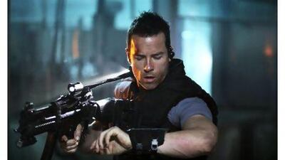 Guy Pearce in Lockout. Courtesy Everett Collection