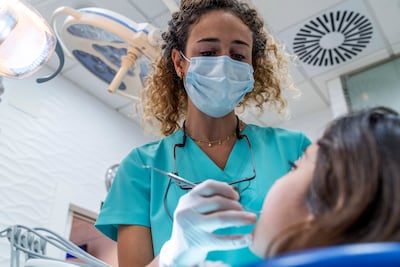 In 2023, 75 per cent of the dental therapists hired in the UK were women, LinkedIn research found. Getty Images
