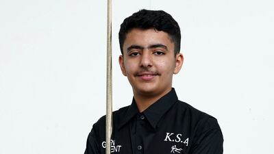 Ziyad Al Qabbani has been drawn against Stan Moody in the inaugural Saudi Arabia Snooker Masters. Photo: Saudi Arabia Snooker Masters