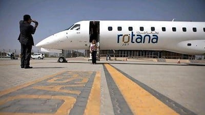 Rotana Jet will provide flights from Al Bateen airport to Sir Bani Yas Island. Silvia Razgova / The National