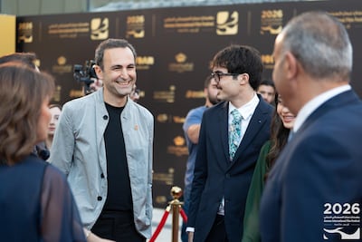 Khalid Abdalla at the opening day of Amman International Film Festival. Photo: Amman International Film Festival