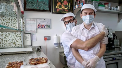 Sebastian earns Dh10 per hour for his efforts (Dh15 for overtime). Victor Besa / The National