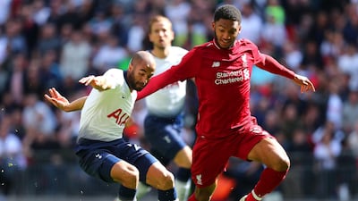 Centre-back: Joe Gomez (Liverpool) - One brilliant block to halt Lucas Moura was the highlight of another fine display by a player who has been an early-season revelation. Getty Images