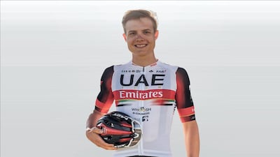 German rider Felix Grob has predominately competed on the track during his cycling career so far. UAE Team Emirates