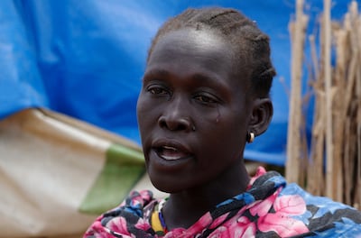 An internally displaced woman in Umm Durain, Sudan. Reuters