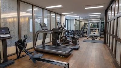 The building has its own gym