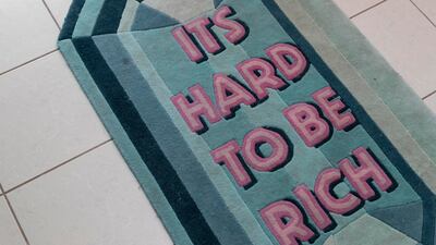 She has made a number of personal touches to the apartment