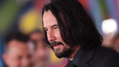 Canadian-US actor Keanu Reeves at the 'Toy Story 4' premiere on June 11. AFP