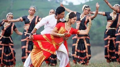 A scene from the movie Chennai Express, starring Shah Rukh Khan and Deepika Padukone. Courtesy UTV Motion Pictures