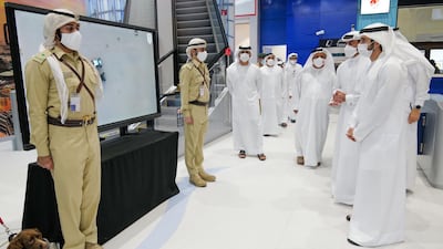 Sheikh Hamdan bin Mohammed inaugurates the Hamdan Smart Station for Simulation and Training on October 25. During his tour, he watched a hostage crisis simulation training inside a metro cabin. Wam