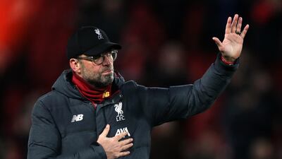 Liverpool manager Jurgen Klopp wrote an open letter to club supporters urging them 'to do whatever we can to protect one another' during the coronavirus pandemic. PA