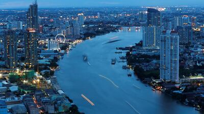 The Chao Phraya river in Bangkok, Thailand. The country came eighth in the survey. Reuters