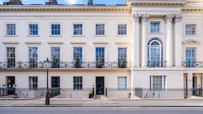 Silk House on Cornwall Terrace is available to rent for £16,000 a week. Aston Chase