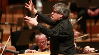 Sir Antonio Pappano conducts the London Symphony Orchestra in the Beethoven Violin Concerto with soloist violinist Nikolaj Znaider at Barbican Centre Amy T Zielinski / Redferns