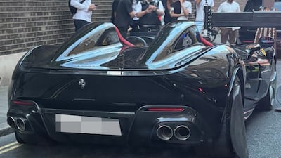 A Ferrari Monza. Photo: Metropolitan Police