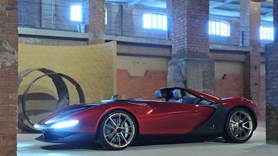 The Ferrari Sergio, designed by Pininfarina. Courtesy Aetius Media