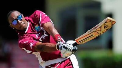 The all-rounder Dwayne Bravo will captain West Indies at the last Champions Trophy having succeeded Darren Sammy. Jewel Samad / AFP