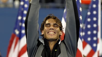 9) Rafael Nadal completes the career Grand Slam by winning the 2010 US Open. AFP