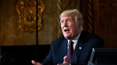 US President Donald Trump has granted Iraq a 45-day sanctions waiver. AP Photo