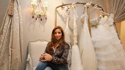 UAE - Dubai - Mar 08 - 2012: Ayesha Depala, UAE based fashion designer, pose for a portrait at her boutique at Jumeirah Village Mall. ( Jaime Puebla - The National Newspaper )