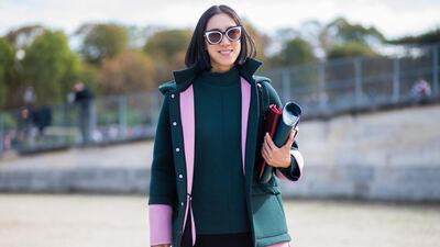 Eva Chen at Paris Fashion Week Womenswear Spring/Summer 2016 (Photo by Christian Vierig/Getty Images)