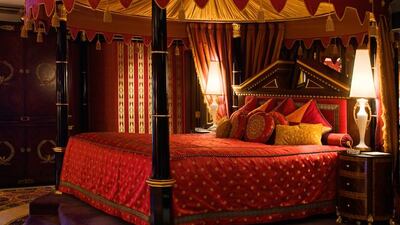 Price: Dh70,000+ per night. When it comes to places to stay, few can top the opulence of a duplex royal suite at the Burj Al Arab. Not only to does it have a dedicated butler on call 24/7 but boasts two bedrooms, a majlis, a library, two bars, an office and a dining room that seats 12. Courtesy Burj Al Arab