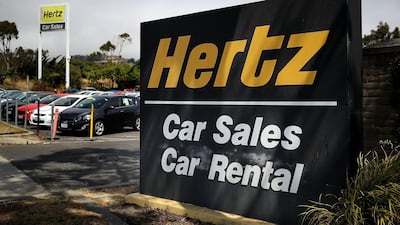 The car-rental giant Hertz Corporation filed for bankruptcy last month. AFP